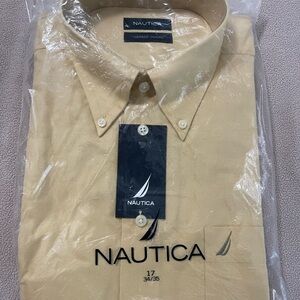 Nautica Men's Beige Oxford Shirt